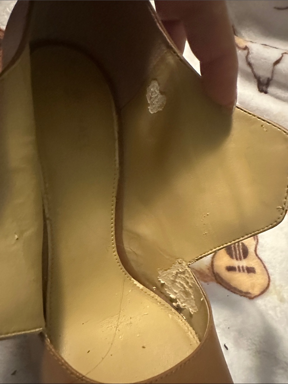 Michael Kors Tan Brown Leather Platform Peep-Toe Heels with Buckle - Picture 8 of 10